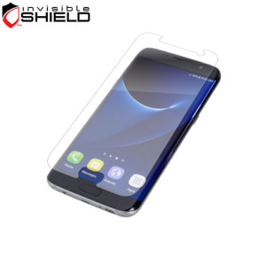 The precision pre-cut case friendly InvisibleShield original screen protector applies directly to the front of your Samsung Galaxy S7 Edge for advanced clarity and a glass-like surface.