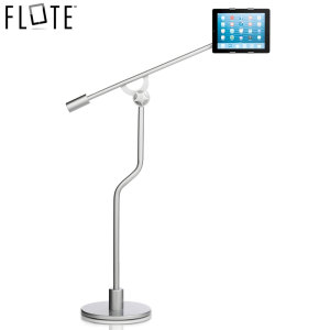 Introducing the FLOTE m2 Tablet Stand. Made from solid steel and aluminium, this high quality precision-made stand will improve your tablet / iPad experience and is perfect for watching movies, browsing images & surfing the web in comfort.