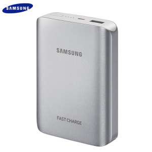 This official 10,200mAh Fast Charge power bank from Samsung in silver is the perfect way to keep your smartphone or tablet charged while out and about. Extremely lightweight and completely universal, this really is the ideal travel companion.