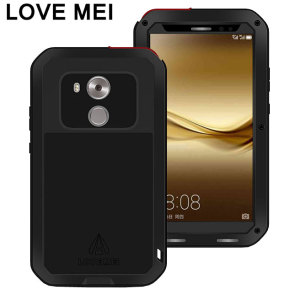 Protect your Huawei Mate 8 with one of the toughest and most protective cases on the market, ideal for helping to prevent possible damage from water and dust - this is the black Love Mei Powerful Protective Case.