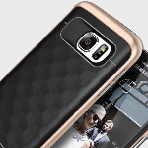 Protégez votre Galaxy S7 avec cette superbe coque à deux tons. Fabriquée avec des matériaux robustes et rigides, cet accessoire élégant saura procurer à votre S7, la protection dont il a besoin.