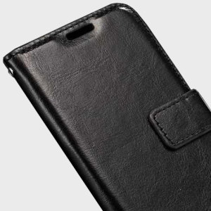 The Olixar Wallet Case in black sticks to the back of your Samsung Galaxy J7 2016 to provide enclosed protection and can also be used to hold your credit cards.