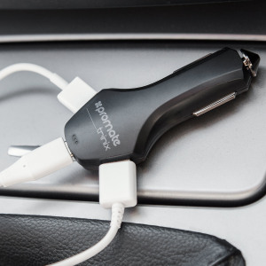 Take mobile charging to a whole new level with the heavy duty Promate 8.4A "world's fastest car charger" Qualcomm Quick Charge 3.0 compatible Dual USB and single USB-C car charger. Made from high quality materials while providing extreme charging speeds.