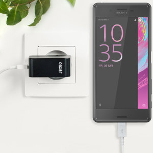 Chargez votre Sony Xperia X Performance ou n'importe quel autre appareil de type USB avec rapidité et simplicité grâce à ce chargeur secteur haute puissance de 2.4A. Ce kit comprend un chargeur secteur EU et un câble Micro USB vers USB.