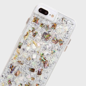 Ultra slim protection for your iPhone 7 with the Case-Mate Karat case. Combining genuine Mother of Pearl with a transparent design, this case is perfect to add the fashion factor to your iPhone.