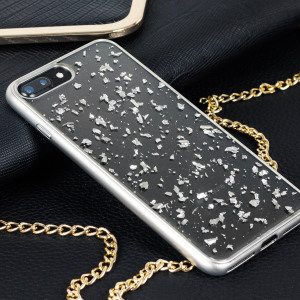 Add a touch of bling to your iPhone 7 Plus, whilst keeping it well protected with the silver Sparkle Scene Treasure Case from Prodigee. Slim, light and incredibly attractive, this case really does have it all and is screen protector friendly.