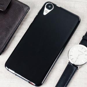 Custom moulded for the HTC Desire 825, this solid black Olixar FlexiShield case provides slim fitting and durable protection against damage.