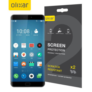 Keep your Meizu Pro 7 screen in pristine condition with this Olixar scratch-resistant screen protector 2-in-1 pack.