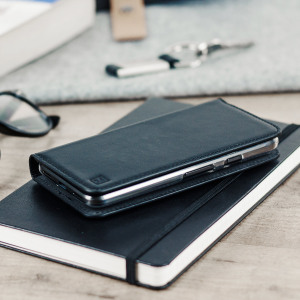 Olixar Genuine Leather Google Pixel XL Wallet Case - Black