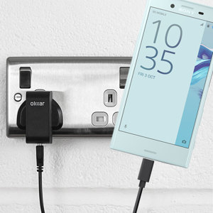 Charge your Sony Xperia X Compact and any other USB device quickly and conveniently with this compatible 2.4A high power USB-C UK charging kit. Featuring a UK wall adapter and USB-C cable.