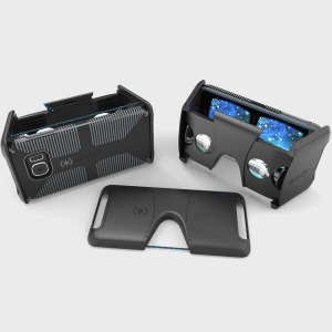 Plongez dans le monde de la réalité virtuelle avec ce pack casque Pocket-VR de chez Speck. Ce casque possède un design pliable unique, il est léger, portable et est livré avec une coque CandyShell Grip offrant une excellente protection à votre Samsung Galaxy S7.