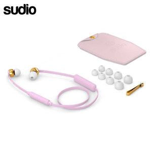 Sudio VASA BLA Bluetooth In Ear Headphones - Pink / Gold