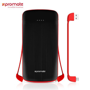 Bring your device back from the brink with the polyMax-UNI, the power bank with a colossal capacity from Promate. 10,000mAh of juice restores power to your smartphone or tablet, while 3 interchangeable connectors ensure virtually universal compatibility.