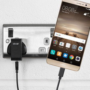 Charge your Huawei Mate 9 and any other USB device quickly and conveniently with this compatible 2.4A high power USB-C UK charging kit. Featuring a UK wall adapter and USB-C cable.