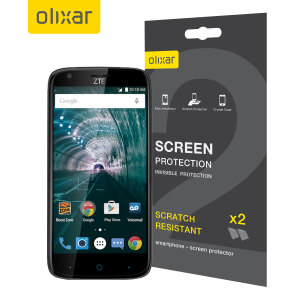 Keep your ZTE Warp 7 screen in pristine condition with this Olixar scratch-resistant screen protector 2-in-1 pack.