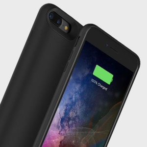 The Mophie Juice Pack in black is a 2420mAh 'Made for iPhone' battery case with added power and protection made for the Apple iPhone 7 Plus. Equipped with enough juice to give your iPhone 7 Plus a total of 33 hours' battery life.