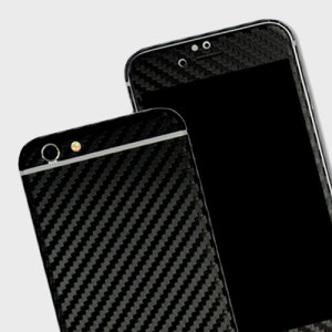 Easyskinz iPhone 6S Plus / 6 Plus 3D Texture Carbon Fibre Skin - Black