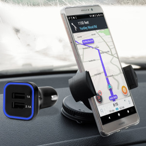 Hold your phone safely in your car with this fully adjustable DriveTime car holder for your Huawei Mate 9 Lite.