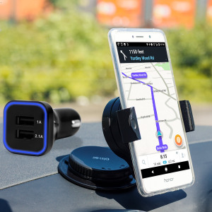 Grâce à ce pack support voiture DriveTime avec chargeur, vous disposerez des éléments essentiels pour effectuer de longs trajets en toute sérénité. Doté d’un support robuste, votre Huawei Honor 6X sera parfaitement maintenu en sécurité et pourra être chargé en permanence grâce au chargeur allume-cigare inclus, celui-ci dispose également d’un port USB supplémentaire.