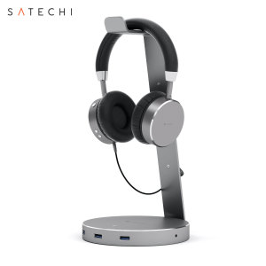 Show off your favourite headphones in style. This Satechi headphone stand is the perfect blend of smart connectivity and professional aesthetics - a USB hub at the base offers 3x USB 3.0 ports for charging and syncing devices.