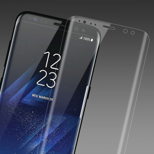 Protection écran Galaxy S8 Plus Olixar verre trempé incurvé – Transp.