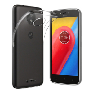 This official transparent gel case from Motorola boasts a super slim form-fitting design which adds virtually no additional bulk to your Moto C Plus.