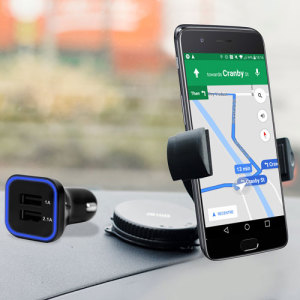 Essential items you need for your smartphone during a car journey all within the Olixar DriveTime In-Car Pack. Featuring a robust one-handed phone car mount and car charger with an additional USB port for your OnePlus 5.