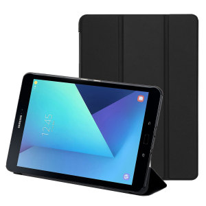 This slim stand case offers premium protection for your entire Samsung Galaxy Tab S3 in a sleek, slender and elegant form. Featuring an ingenious folding front cover which doubles as a viewing stand - perfect for media, gaming and more.