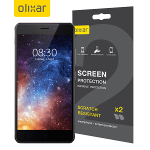Keep your Neffos X1 Max screen in pristine condition with this Olixar scratch-resistant screen protector 2-in-1 pack.