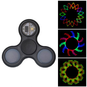 Whether you're looking for an amusing distraction or want to keep the kids happy, this amazing LED lightshow fidget spinner ideal for tricks, entertainment and relaxing. Alternating patterns and high quality components make this stand out amongst others.
