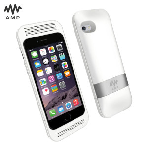 Amp iPhone 6 Sound Amplification Battery Case - White