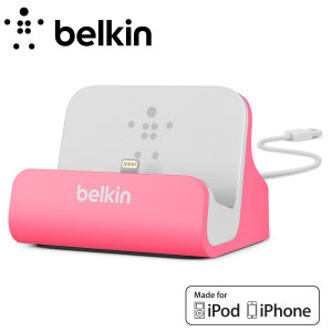 Belkin iPhone 6 / 5 Series Lightning Charge & Sync Dock - Pink