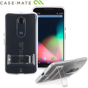 Case-Mate Tough Naked Google Nexus 6 Case with Stand - Clear