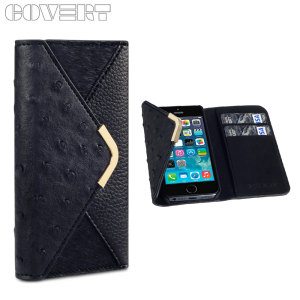 Covert Suki Leather Style Purse Case for iPhone 5S / 5 - Black