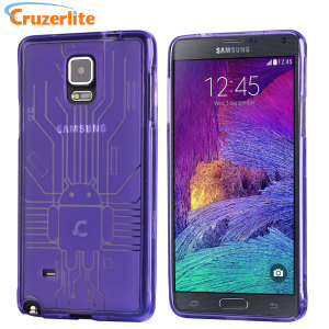 Cruzerlite Bugdroid Circuit Samsung Galaxy Note 4 Case - Purple