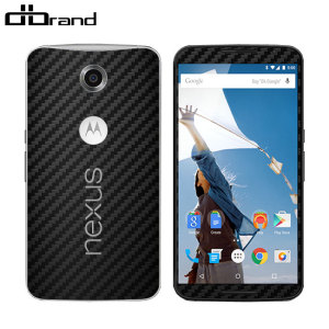 dbrand Google Nexus 6 Skin - Black Carbon Fibre