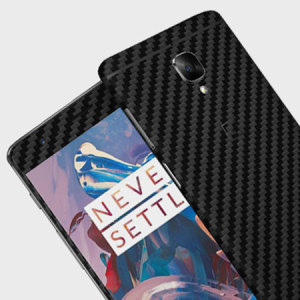 dbrand OnePlus 3T / 3 Front and Back Carbon Fibre Skin - Black