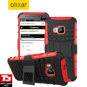 Encase ArmourDillo HTC One M9 Protective Case - Red