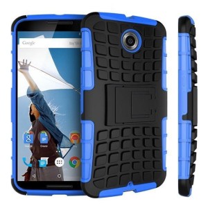Encase ArmourDillo Hybrid Google Nexus 6 Protective Case - Blue