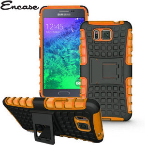 Encase ArmourDillo Hybrid Samsung Galaxy Alpha Case - Orange