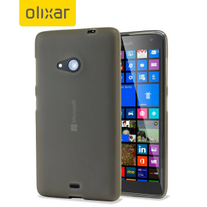 Encase FlexiShield Microsoft Lumia 535 Case - Smoke Black