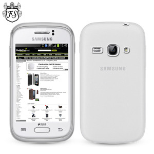 FlexiShield Case for Samsung Galaxy Fame - Frost White