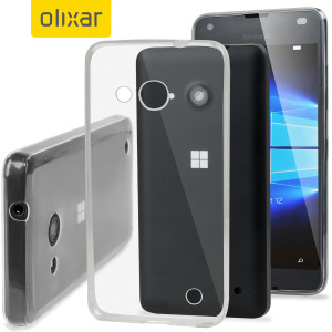 FlexiShield Ultra-Thin Microsoft Lumia 550 Gel Case - 100% Clear