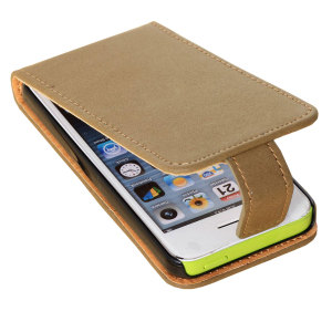 Flip Case And Stand For Apple iPhone 5C - Beige