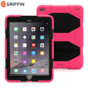 Griffin Survivor All-Terrain iPad Air 2 Tough Case - Pink / Black