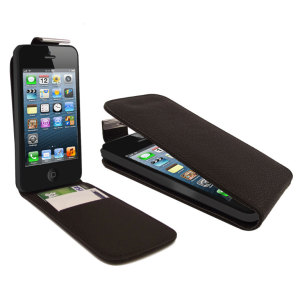 iPhone 5S / 5 Flip Case - Black