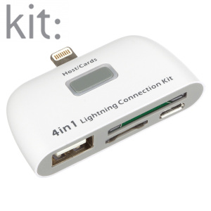Kit 4 in 1 Connection Kit for Apple iPads