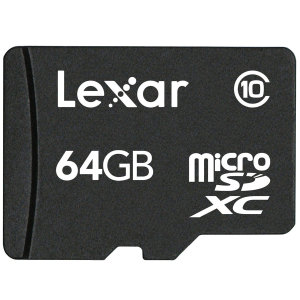 Lexar 64GB Micro SDHC Memory Card - Class 10