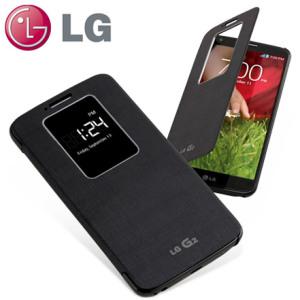 LG G2 QuickWindow Case - Black