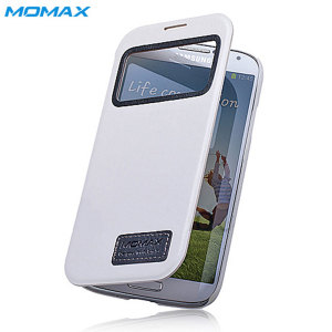 Momax Samsung Galaxy S4 Stand View Case - White